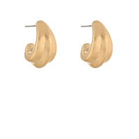 Matte Metal Hoops-2 Colors