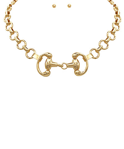 Horse Bit Necklace-2 Colors