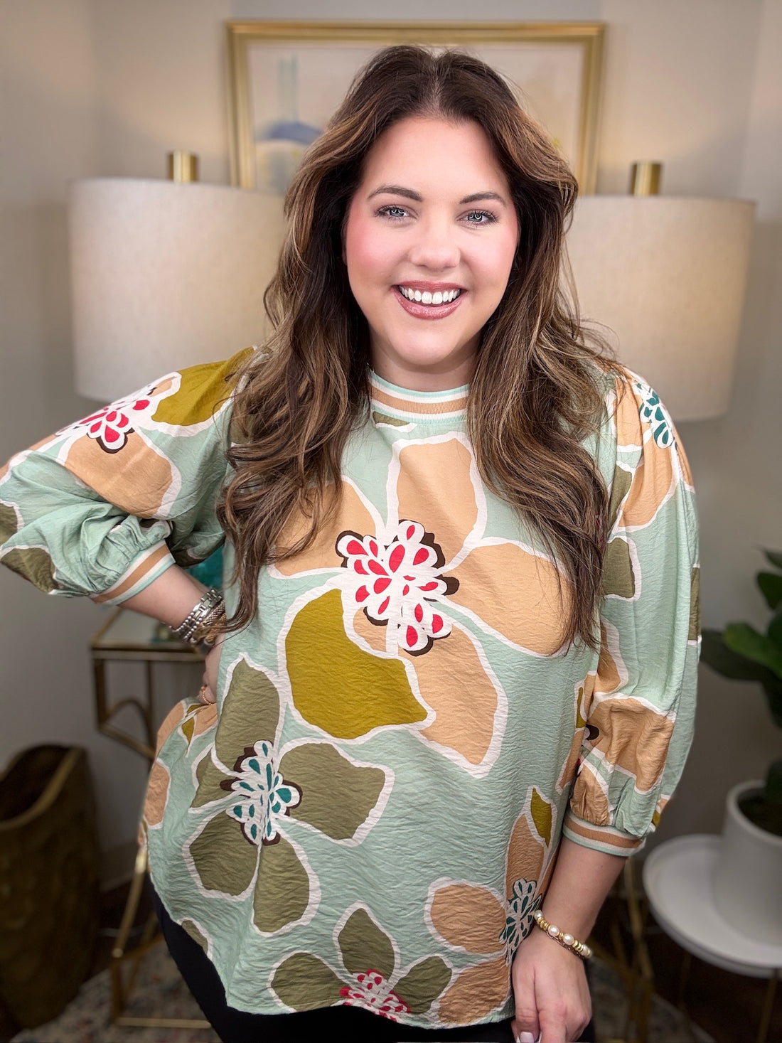 Flower Ridge Curvy Top