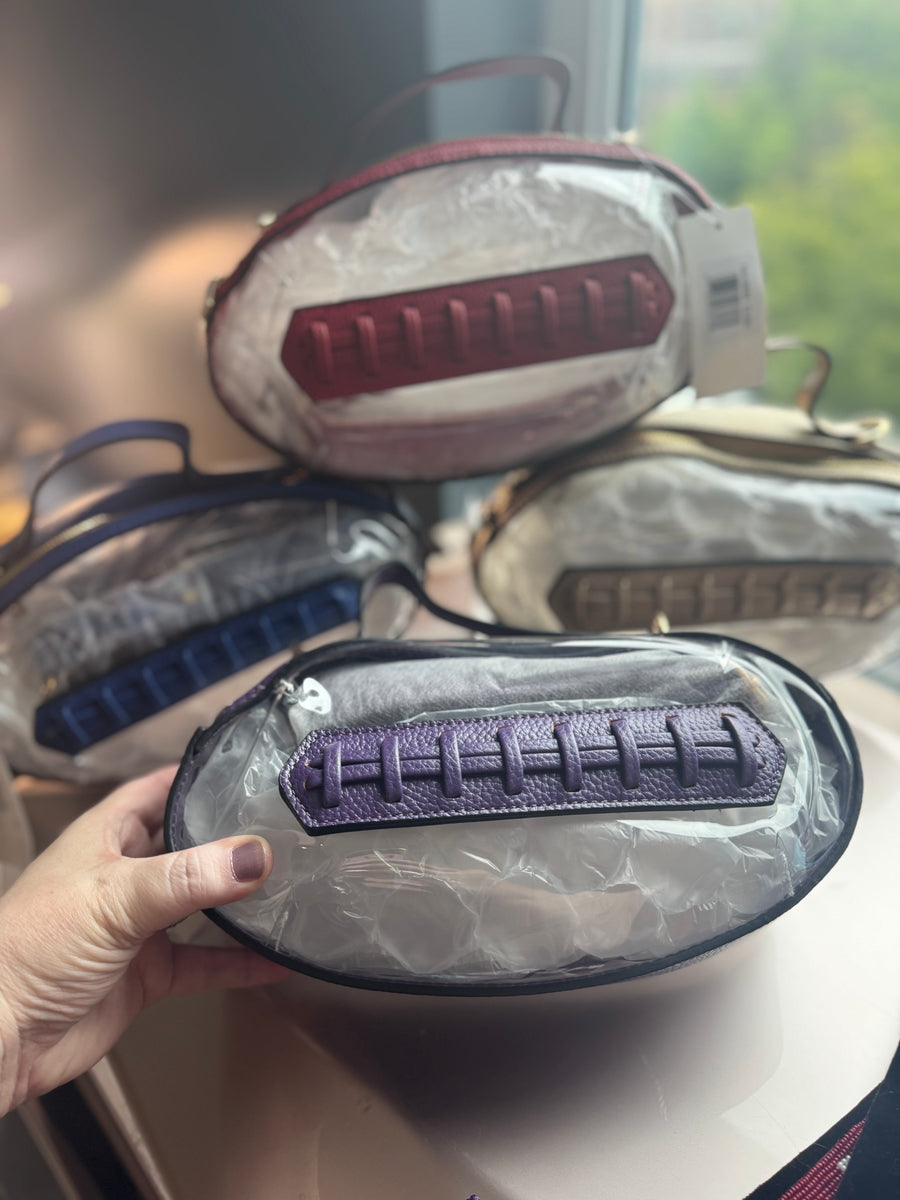 Clear Football Purse