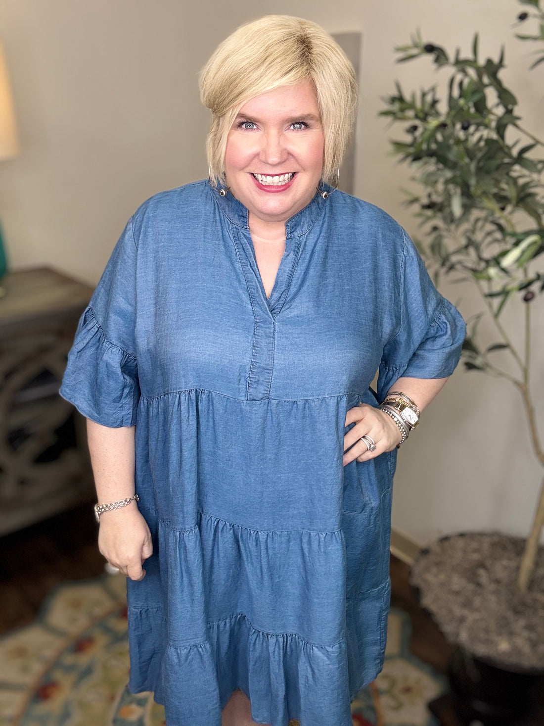 Eyes Wide Open Curvy Dress
