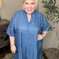 Eyes Wide Open Curvy Dress