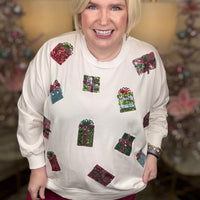 Mary Square Sweatshirt-Presents