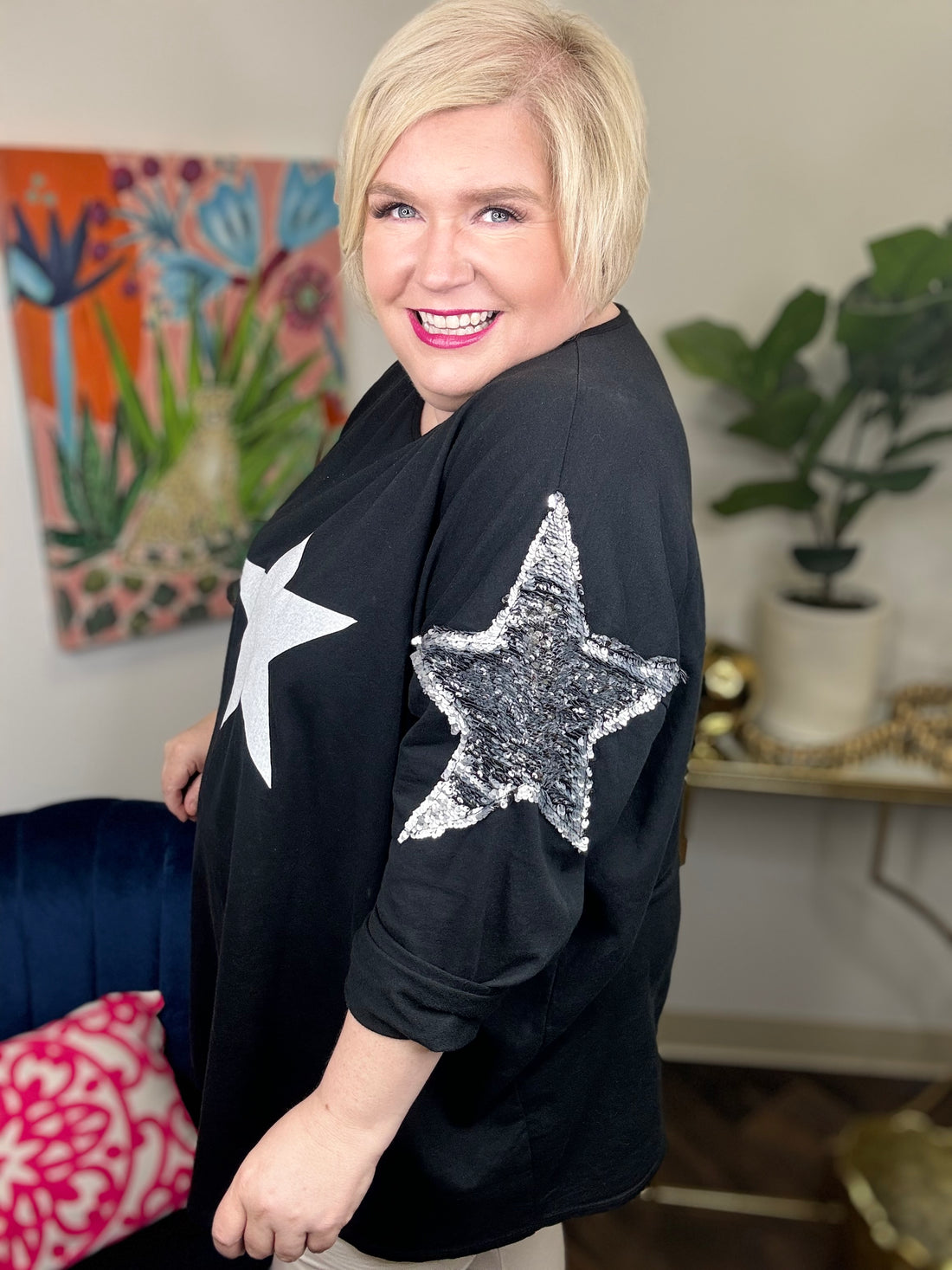 Reach For The Stars Curvy Tunic