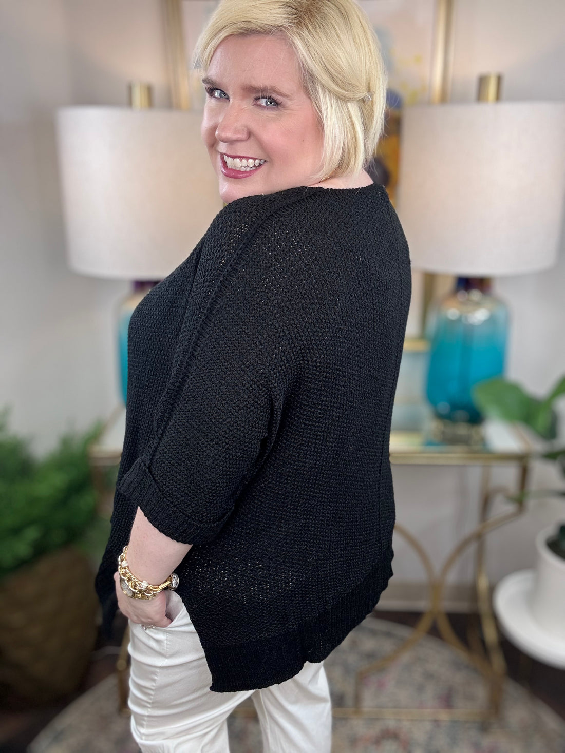 Looking Forward Curvy Sweater