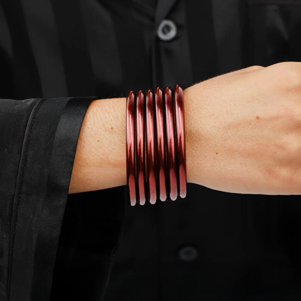 BuDhaGirl | MERLOT ALL WEATHER BANGLES® (AWB®) - SET OF 6