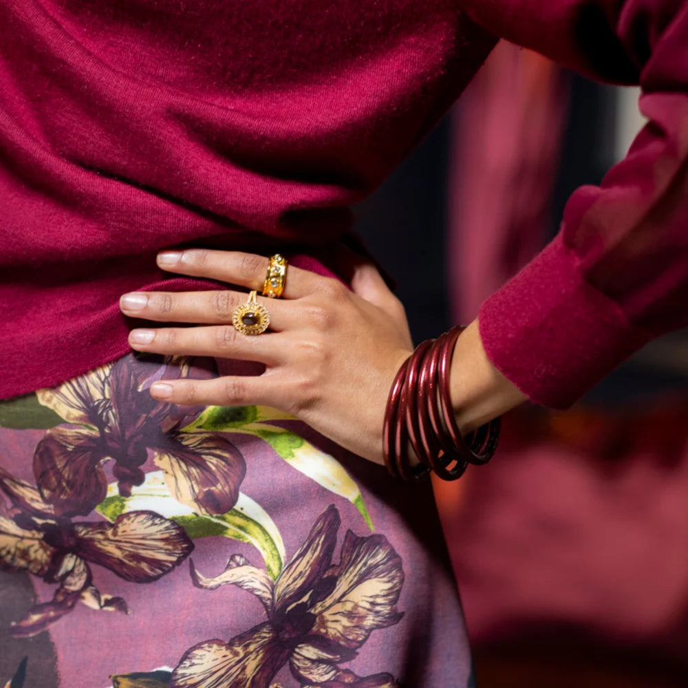 BuDhaGirl | MERLOT ALL WEATHER BANGLES® (AWB®) - SET OF 6