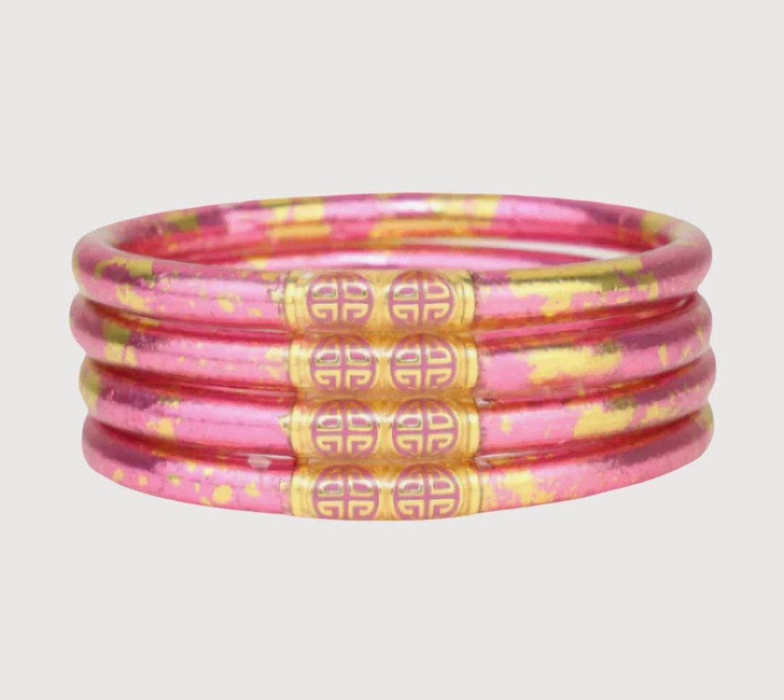 BuDhaGirl | Koi Rose All Weather Bangles® (Awb®) -
Set of 4