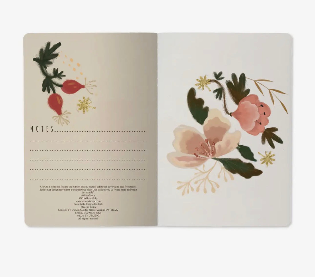 Notebook-Bloom Flowers