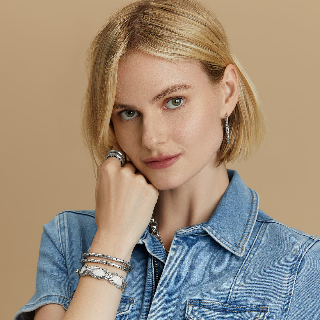 Brighton | Pebble Slim Bangle
