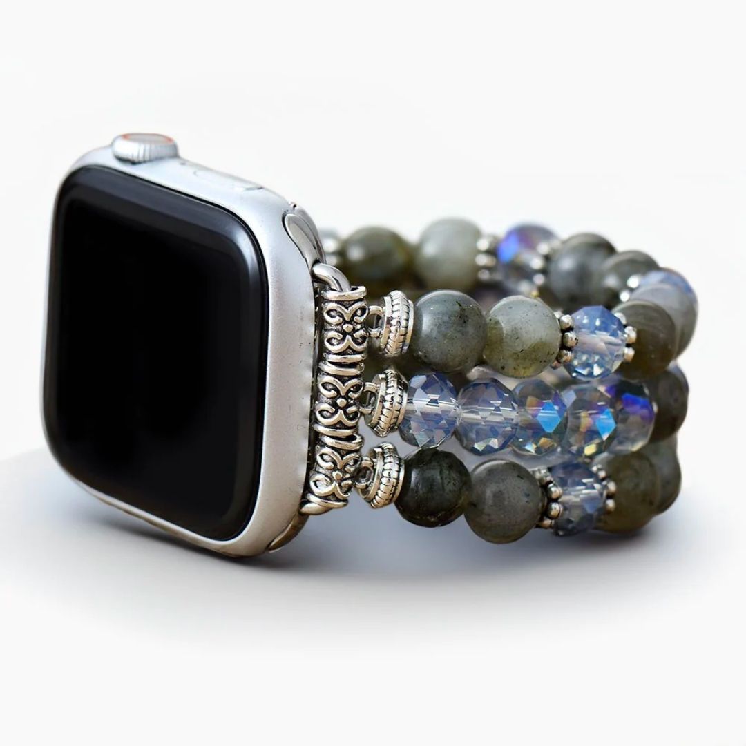 Agate Crystal Stretch Apple Watch Strap S