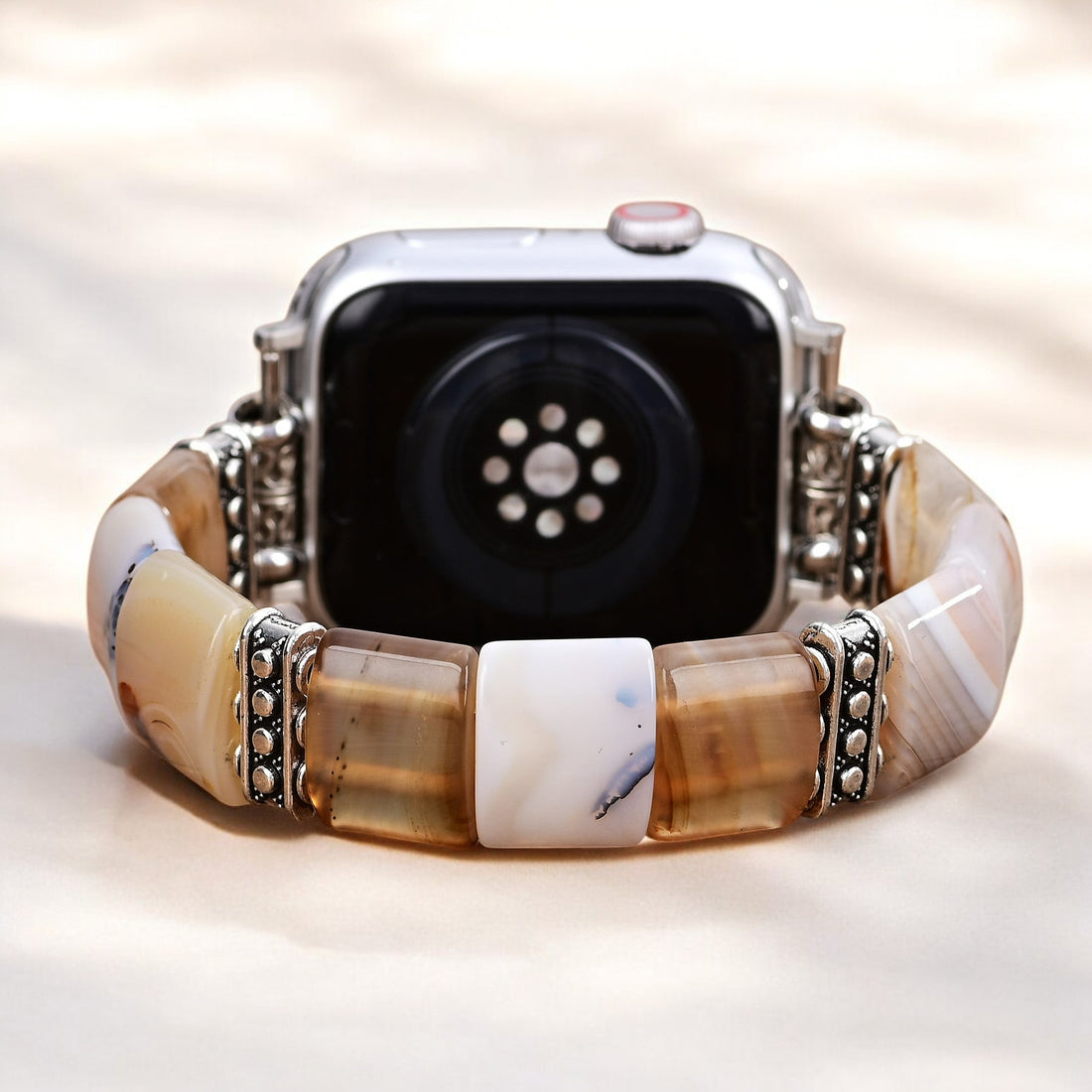 Sacred Sands Agate Stretch Apple Watch Strap S