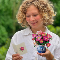 Mini Peony Paradise Pop Up Card