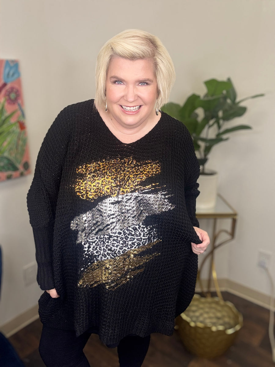 Never Say Never Curvy Sweater