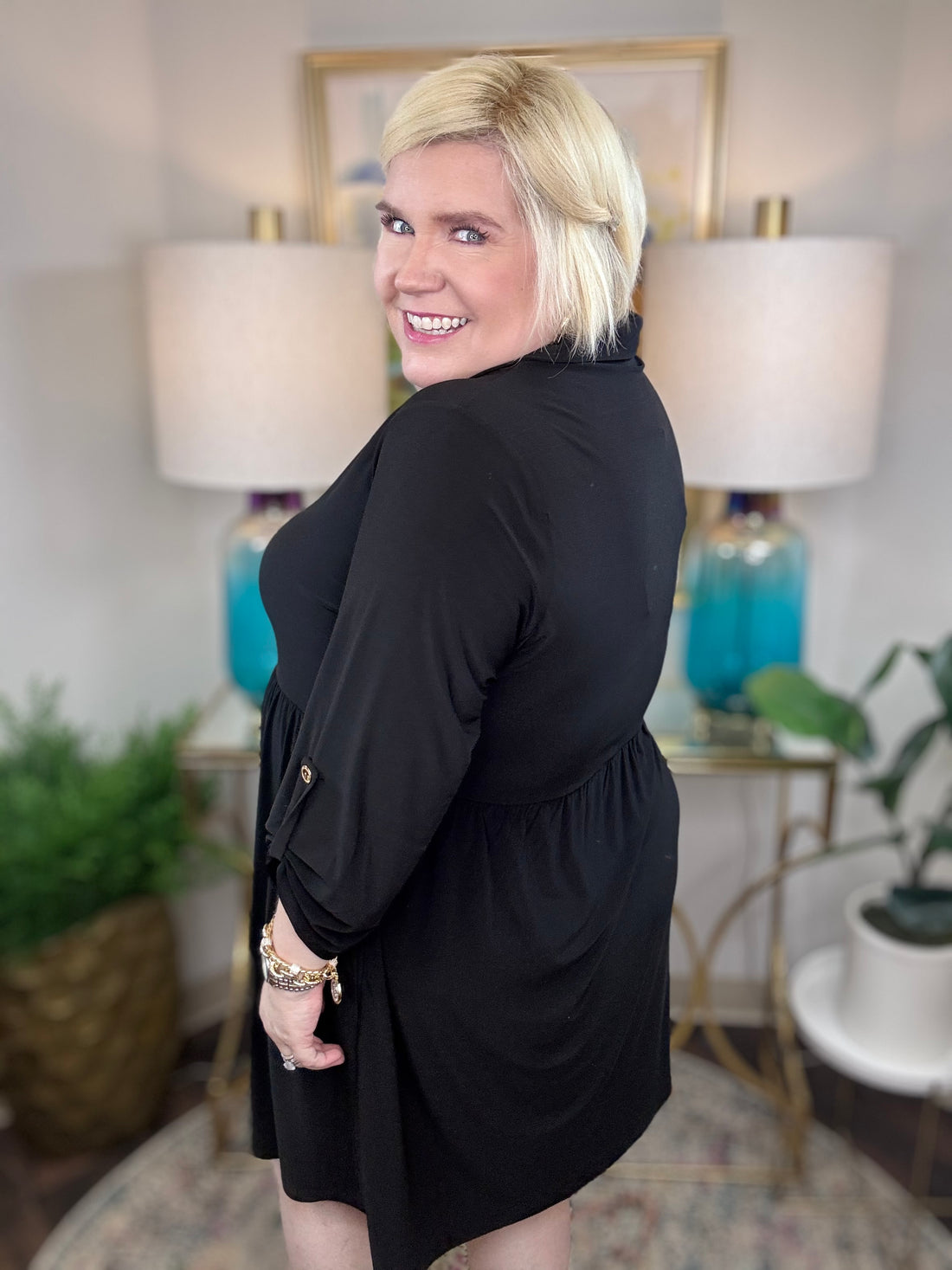 No Looking Back Curvy Dress-2 Colors