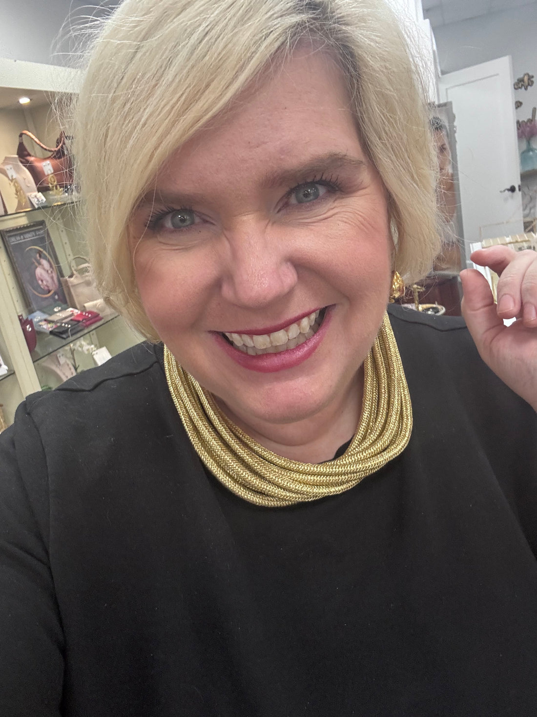 Large Rope Necklace-3 Colors - The Shoppes at Coldwater