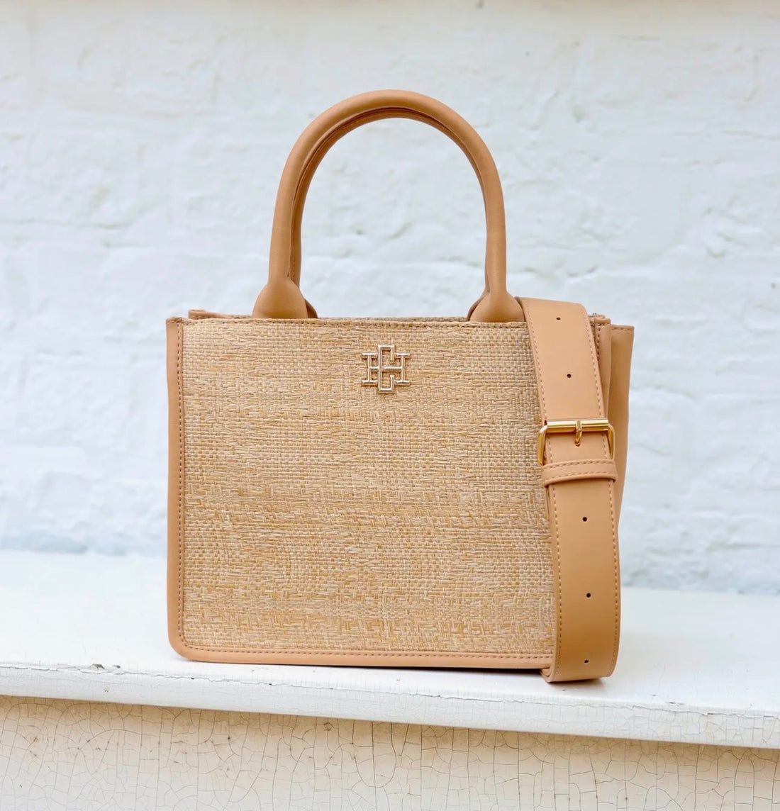 Caroline Hill | Ricky Mini Tote-Natural Lattice