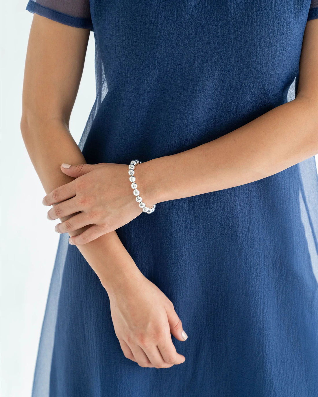 Susan Shaw Mini Margaret silver stretch bracelet