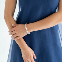 Susan Shaw Mini Margaret silver stretch bracelet