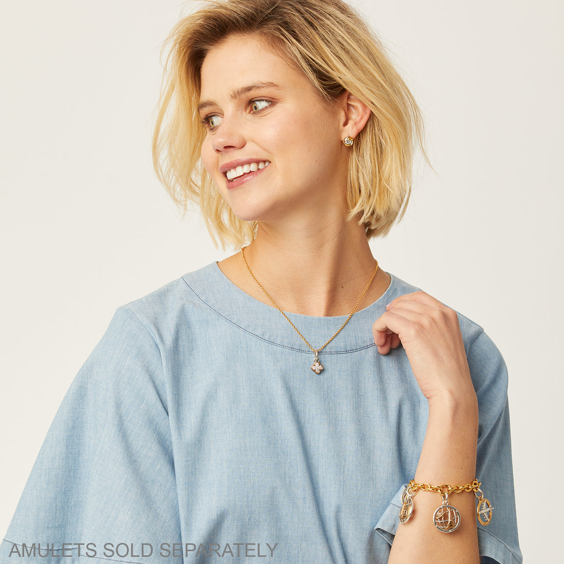 Brighton | Luxe Link Bracelet-Silver & Gold