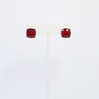 Caroline Hill | Julien Stone Stud Earring-Red