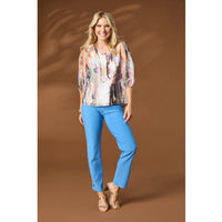 Coco & Carmen Georgie Ankle Pants-Cornflower Blue