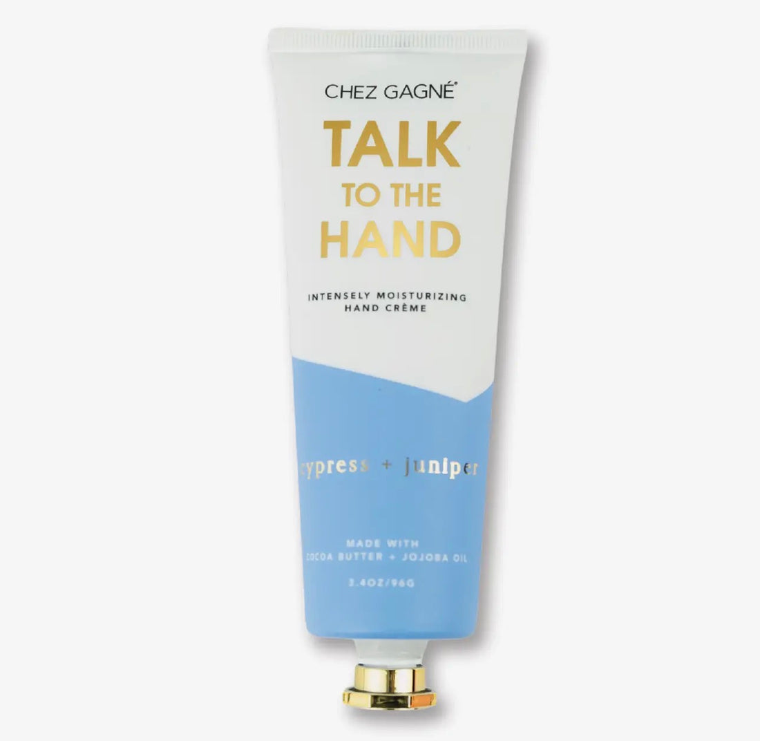 Talk To the Hand - Cypress + Juniper -
Clean + Vegan Hand Crème - 3.4oz