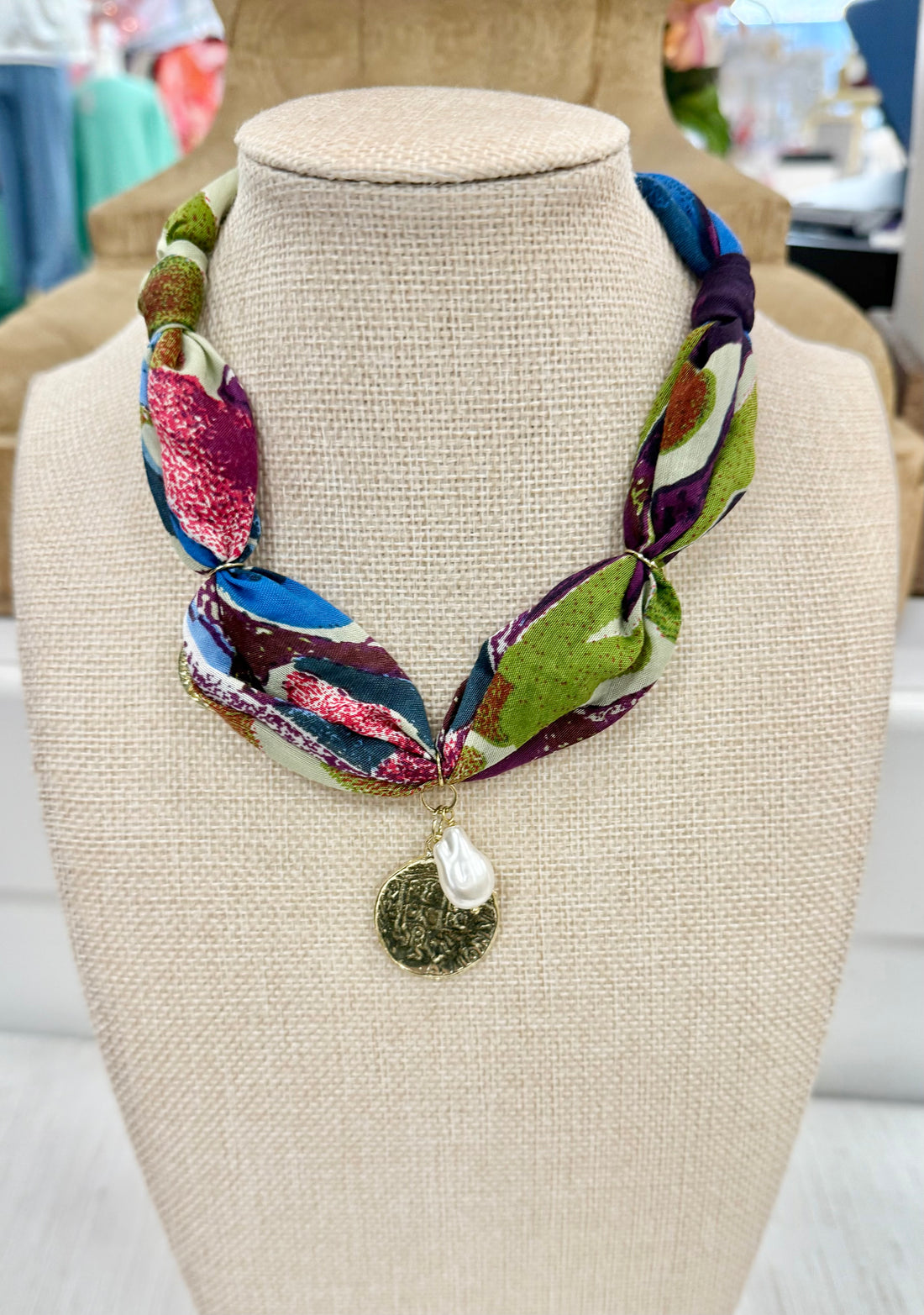 Soft Feelings Scarf Necklace-2 Styles!
