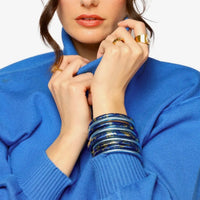 BuDhaGirl | Koi Saffir All Weather Bangles® (Awb®) -
Set of 4