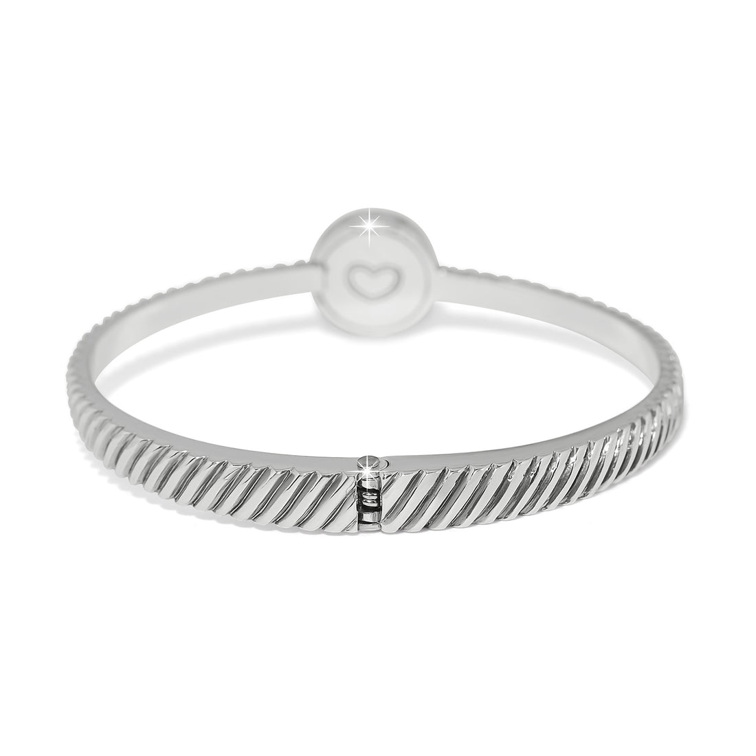 Brighton | Illumina Celeste Dome Hinged Bangle-Silver