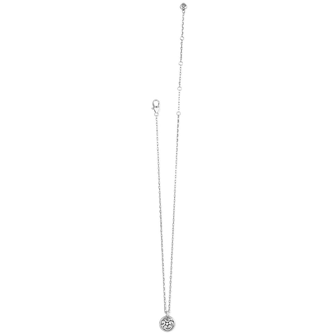 Brighton | Contempo Medallion Petite Necklace-Silver