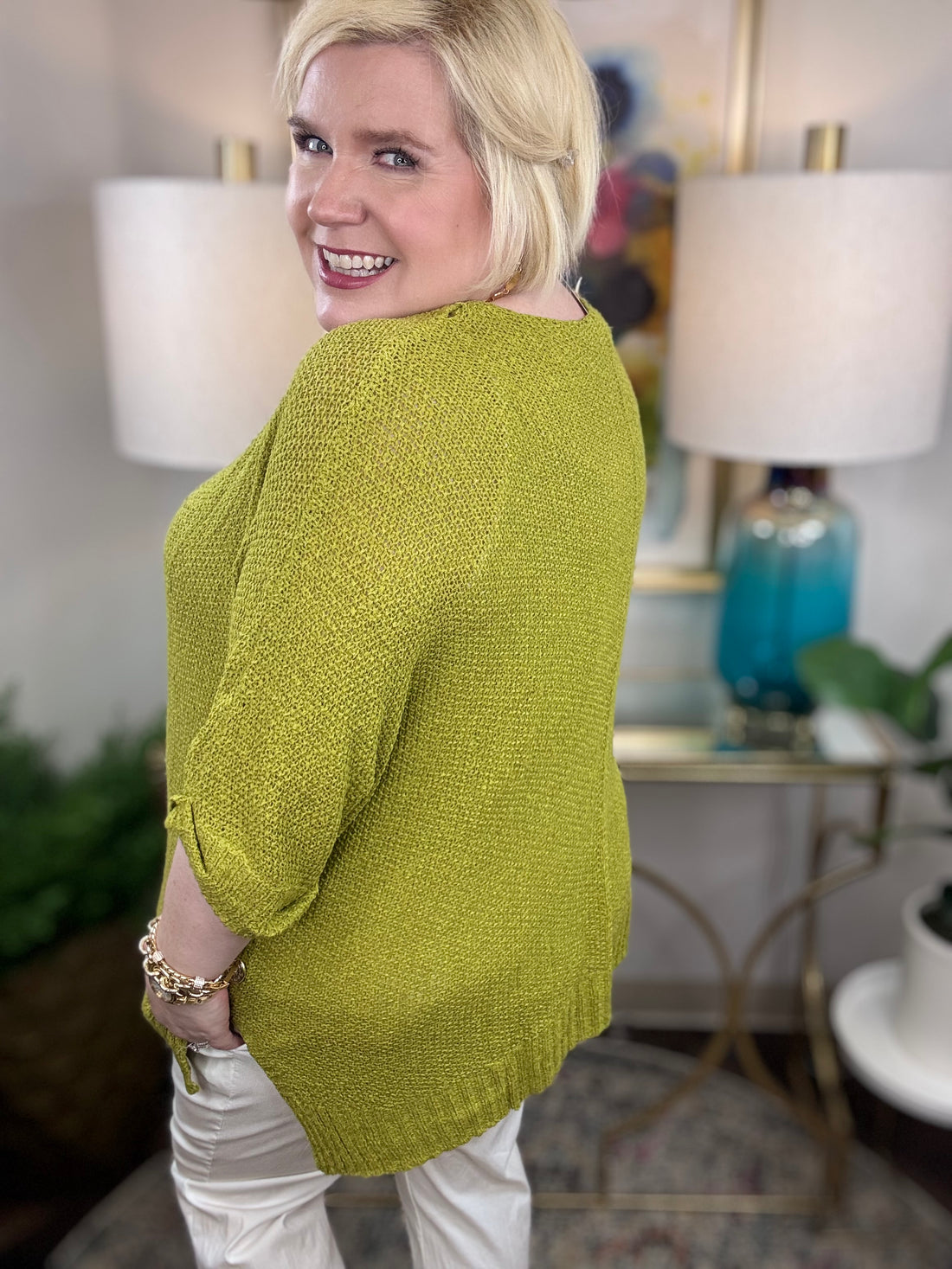 Looking Forward Curvy Sweater