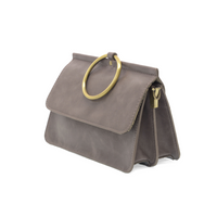 Joy Susan | Aria Ring Bag-Taupe Gray