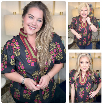 Night Bloom Top