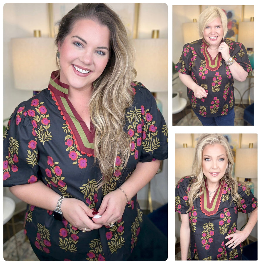 Night Bloom Top