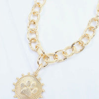 Caroline Hill | Carmen Coin Charm-Paw Print