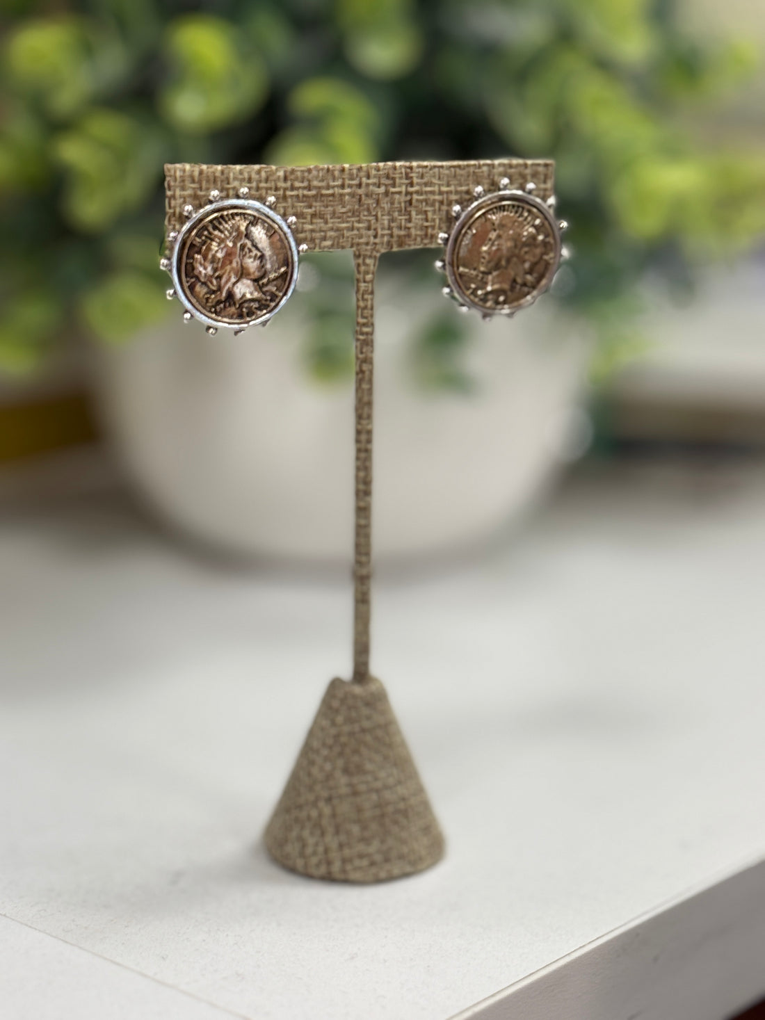 Don’t Know You Need Me Coin Earrings