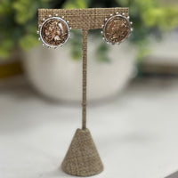 Don’t Know You Need Me Coin Earrings