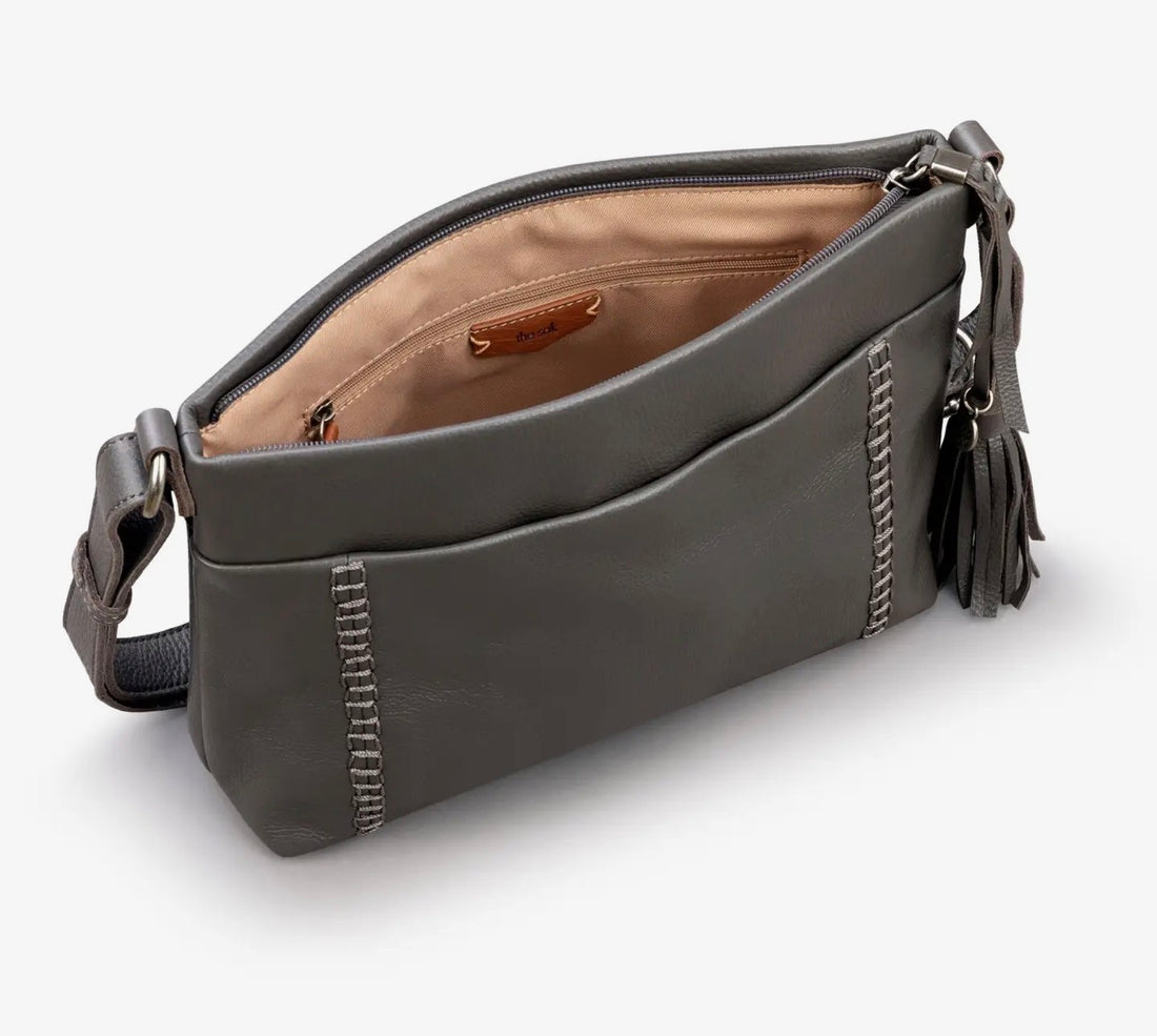 The Sak | Melrose Crossbody Leather-Slate