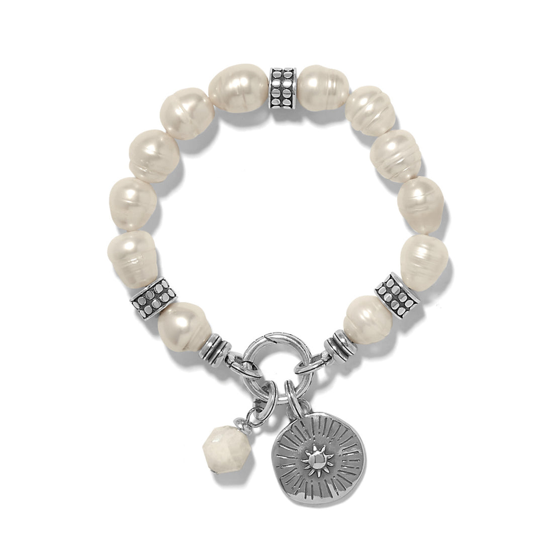 Brighton | Token Pearl Charm Stretch Bracelet