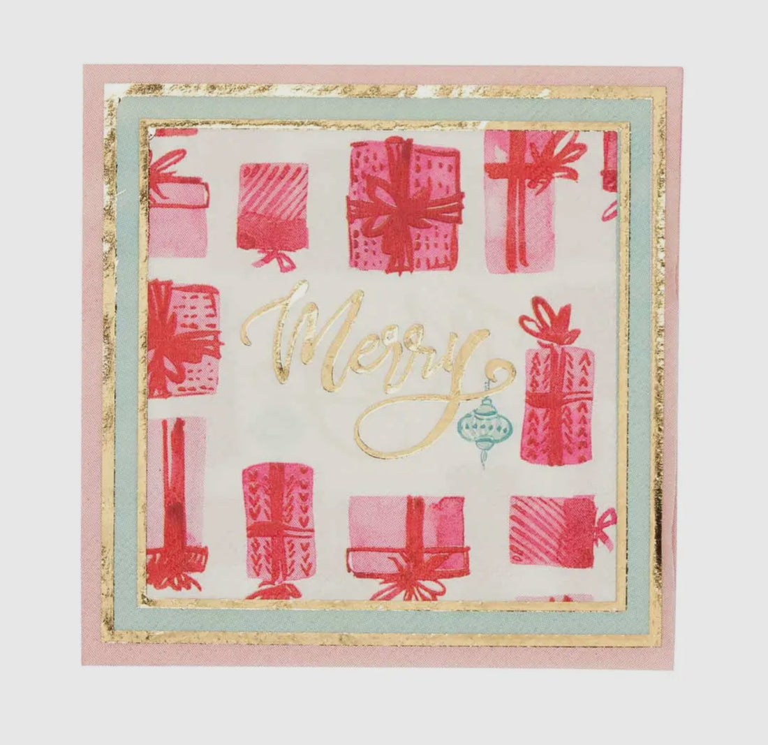 Sophistiplate Cocktail Napkins-Jolly Holiday