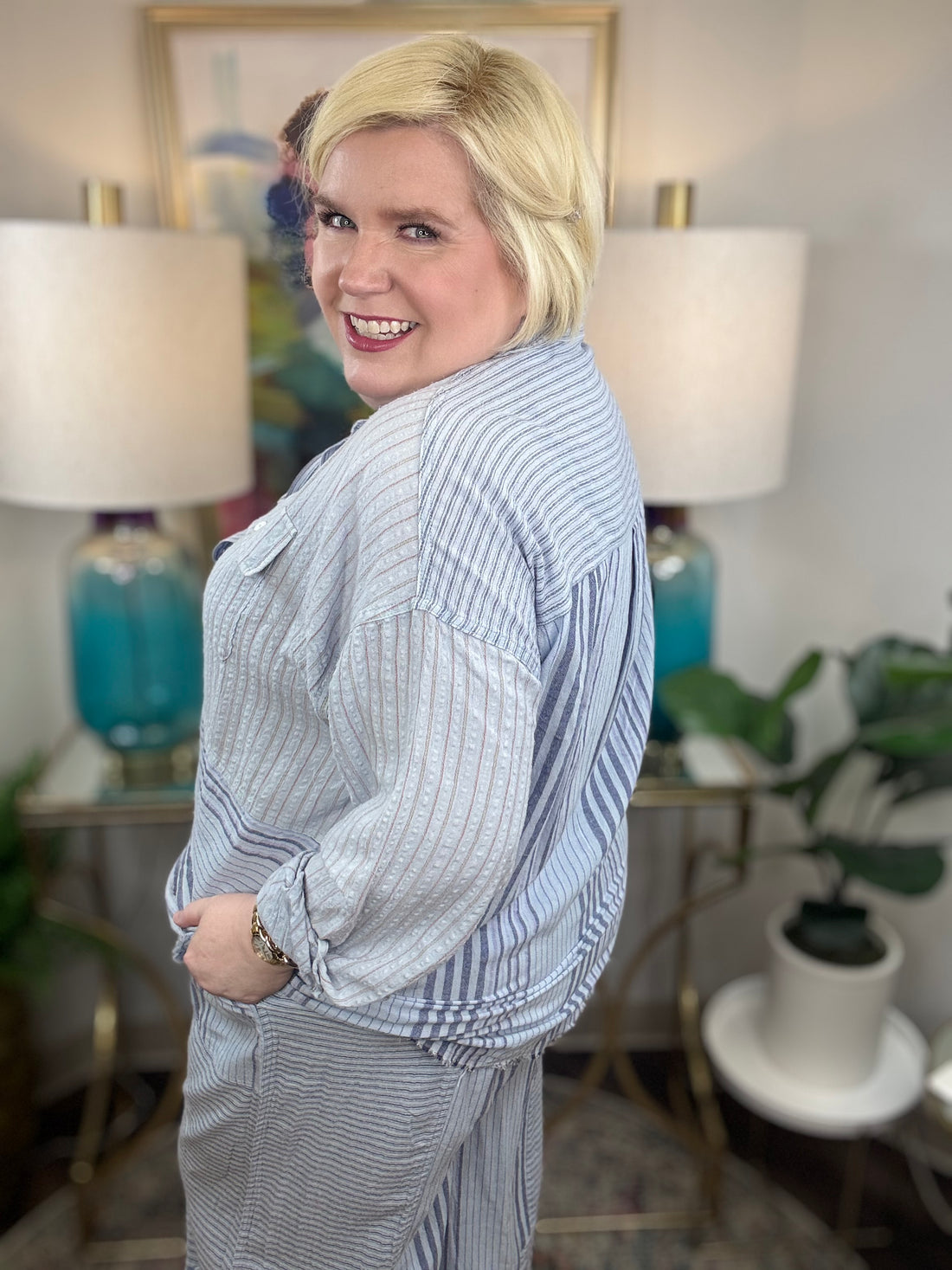 Soft Thoughts Curvy Top