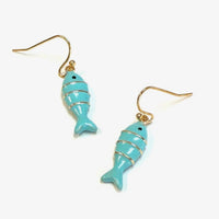 Sardine Fish Earrings-2 Colors!