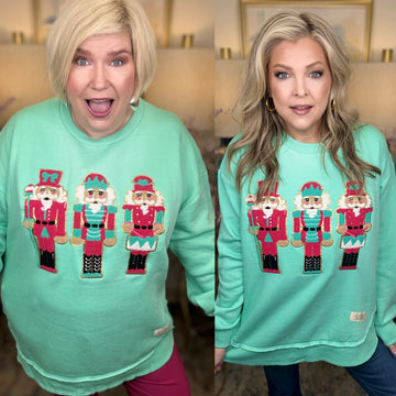 Nutcracker Appliqué Sweatshirt