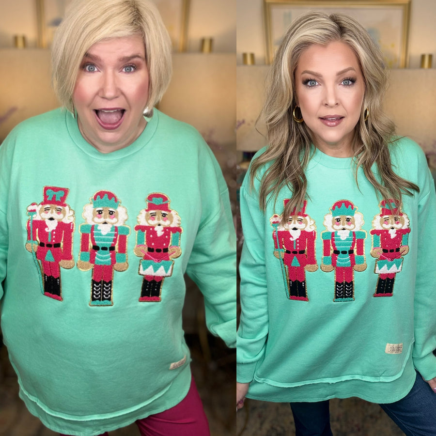 Nutcracker Appliqué Sweatshirt