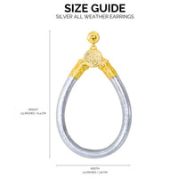 BuDhaGirl All Weather Earrings-Silver