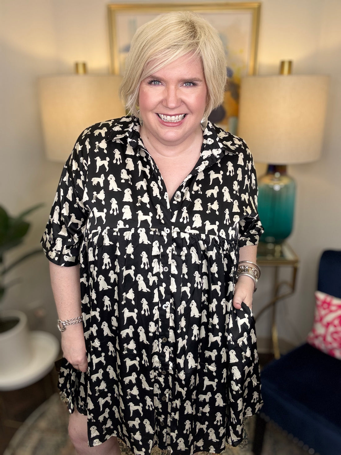 Puppy Love Curvy Tunic Dress
