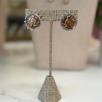 Don’t Know You Need Me Coin Earrings