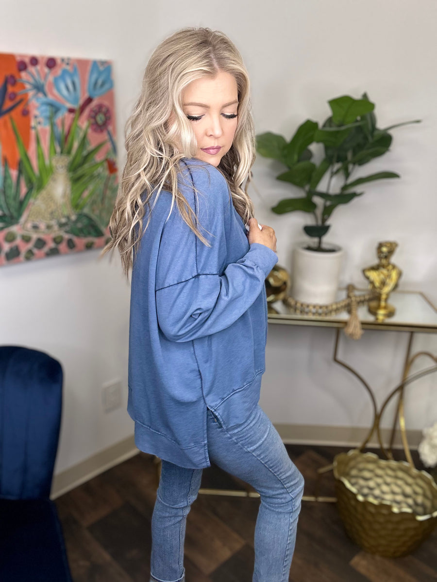 Cozy Day Top- 2 Colors