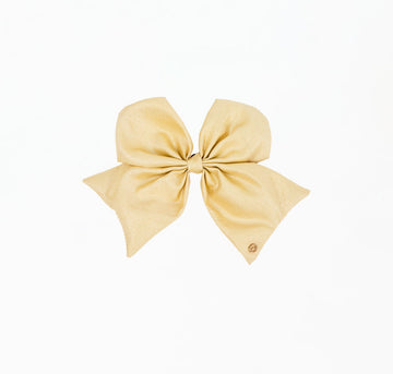 Mary Square Magnetic Bow-Metallic Gold